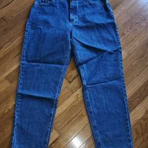 Classic Blue Denim Mom Jeans